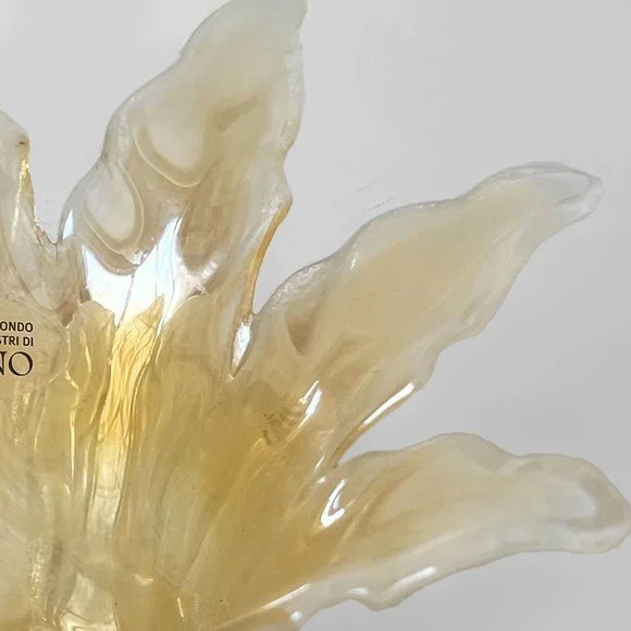 Lavorazione Murano Art Glass, Honey and white Color - Picture 13 of 14